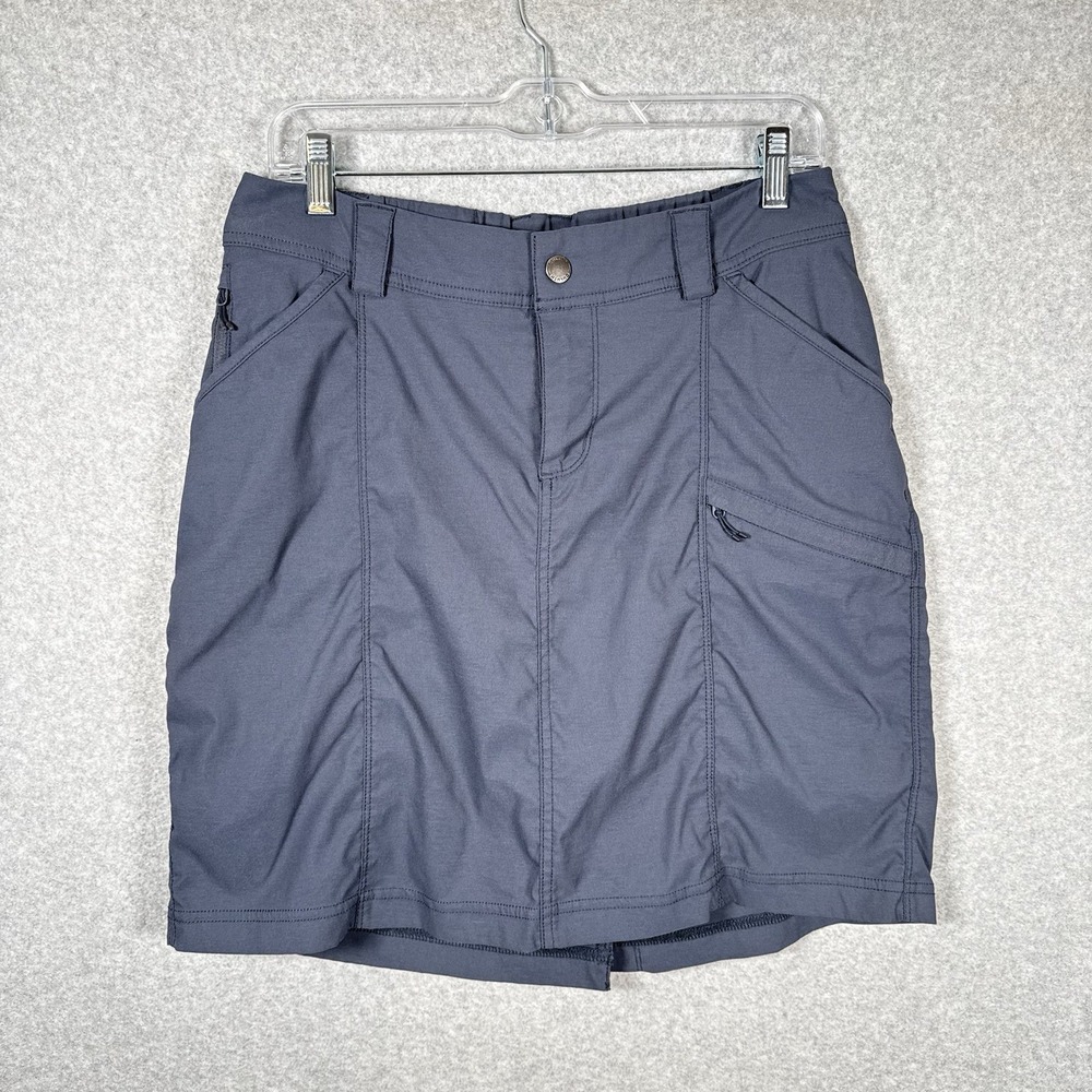 Duluth trading skirt womens 8 gray lined athletic casual